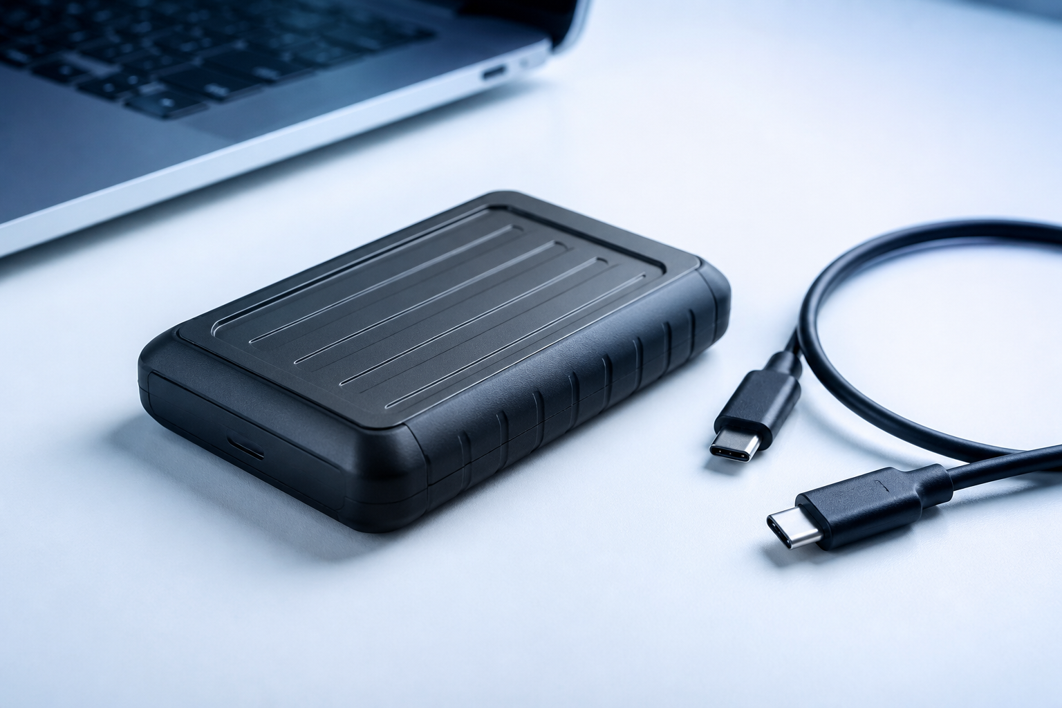 External SSD USB-C สำหรับสำรองข้อมูลและพกพา